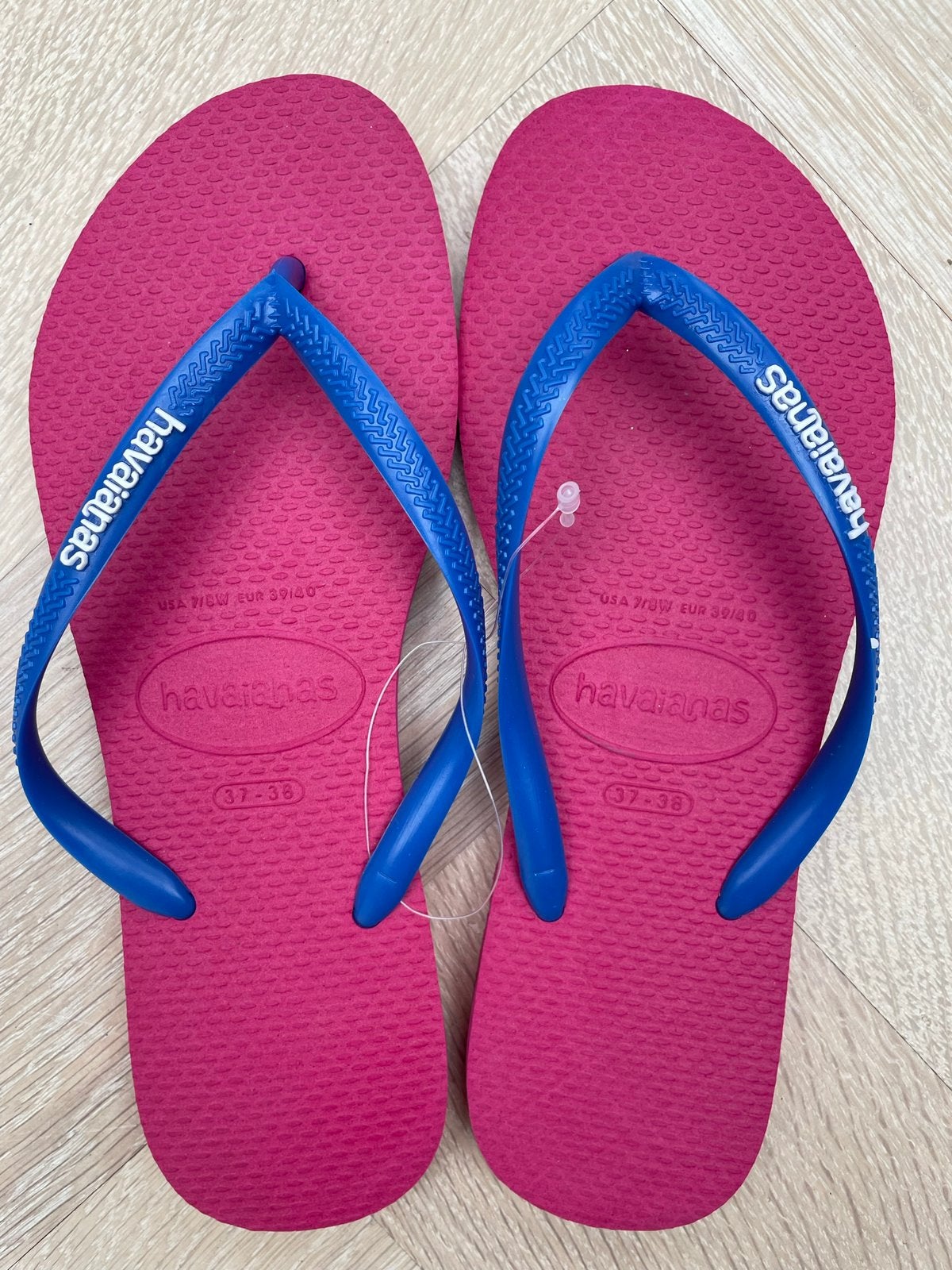Nieuw: Havaianas slippers Slim Logo Pop-Up Pink Electr 37/38, Slippers, Nieuw, Ophalen of Verzenden, Roze