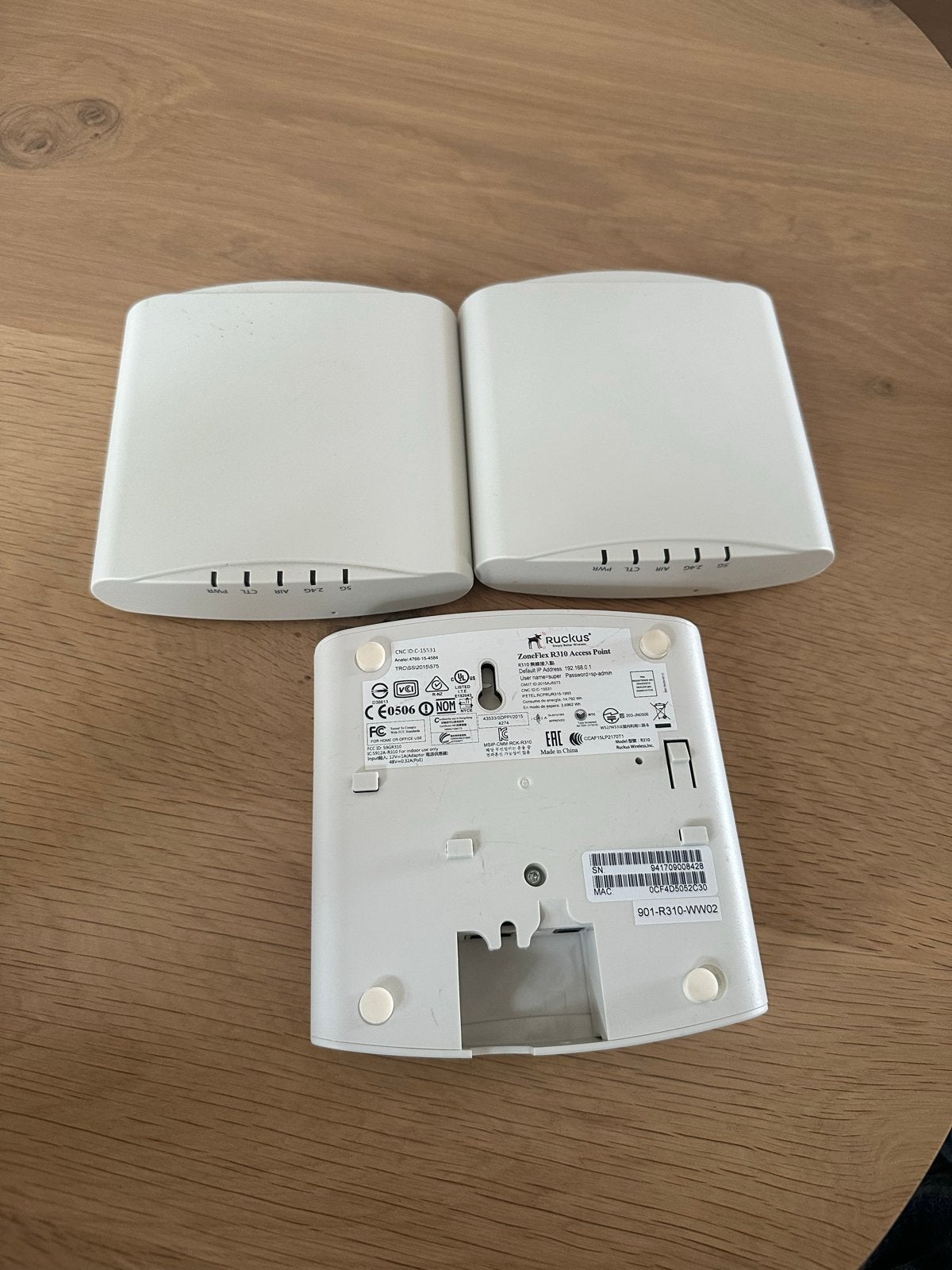 Ruckus ZoneFlex R310 Access Points (3 stuks), Ophalen, Gebruikt, Router
