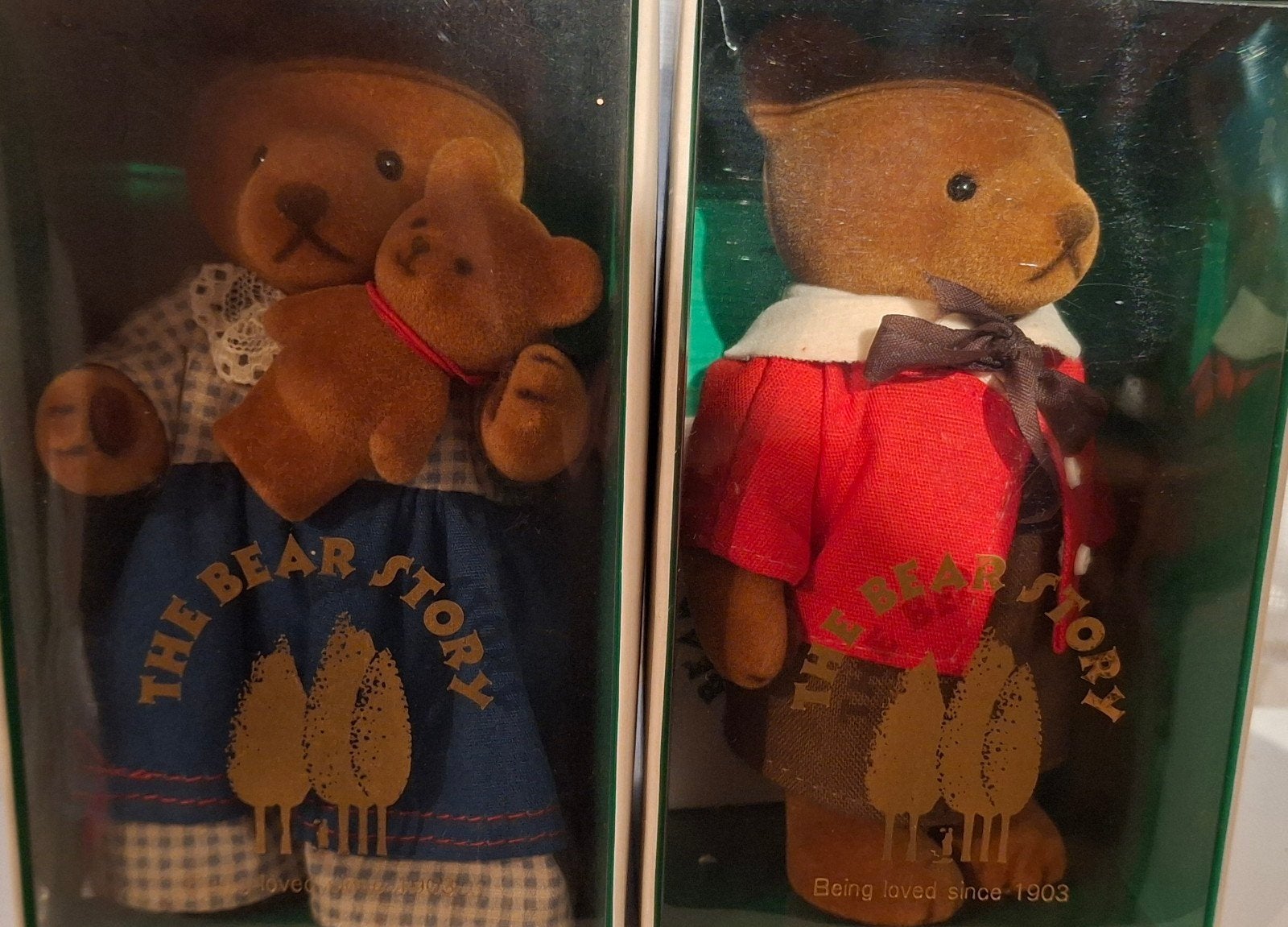 The bear story poppetjes, Verzamelen, Beren en Cherished Teddies, Ophalen of Verzenden, Zo goed als nieuw, Stoffen beer, Overige merken