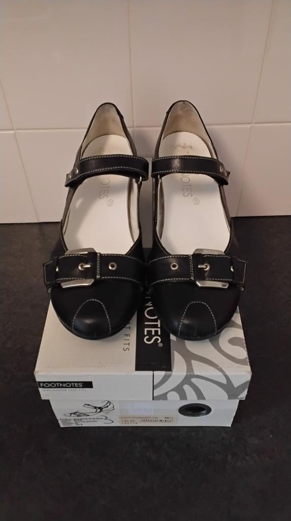 Footnotes bandschoenen , zwart, uitneembare zool, hak 3cm., Kleding | Dames, Schoenen, Zwart, Ophalen of Verzenden, Zo goed als nieuw