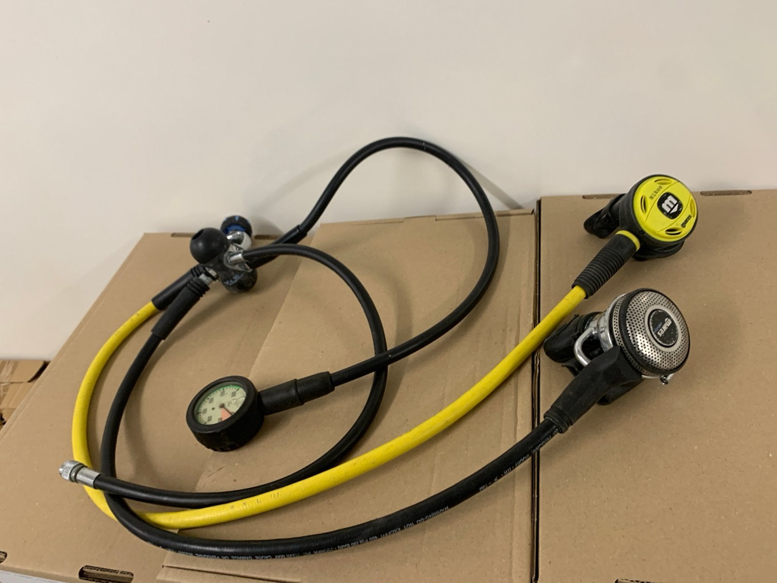 Mares duikregelaar set met manometer, Ophalen of Verzenden, Gebruikt, Overige typen