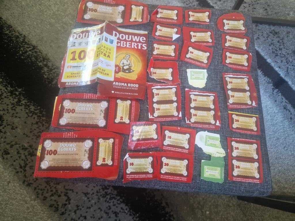 Veel douwe egbert punten, Hobby en Vrije tijd, Spaarzegeltjes, Ophalen, Koffie of Thee, Zegels, Bonnen of Punten