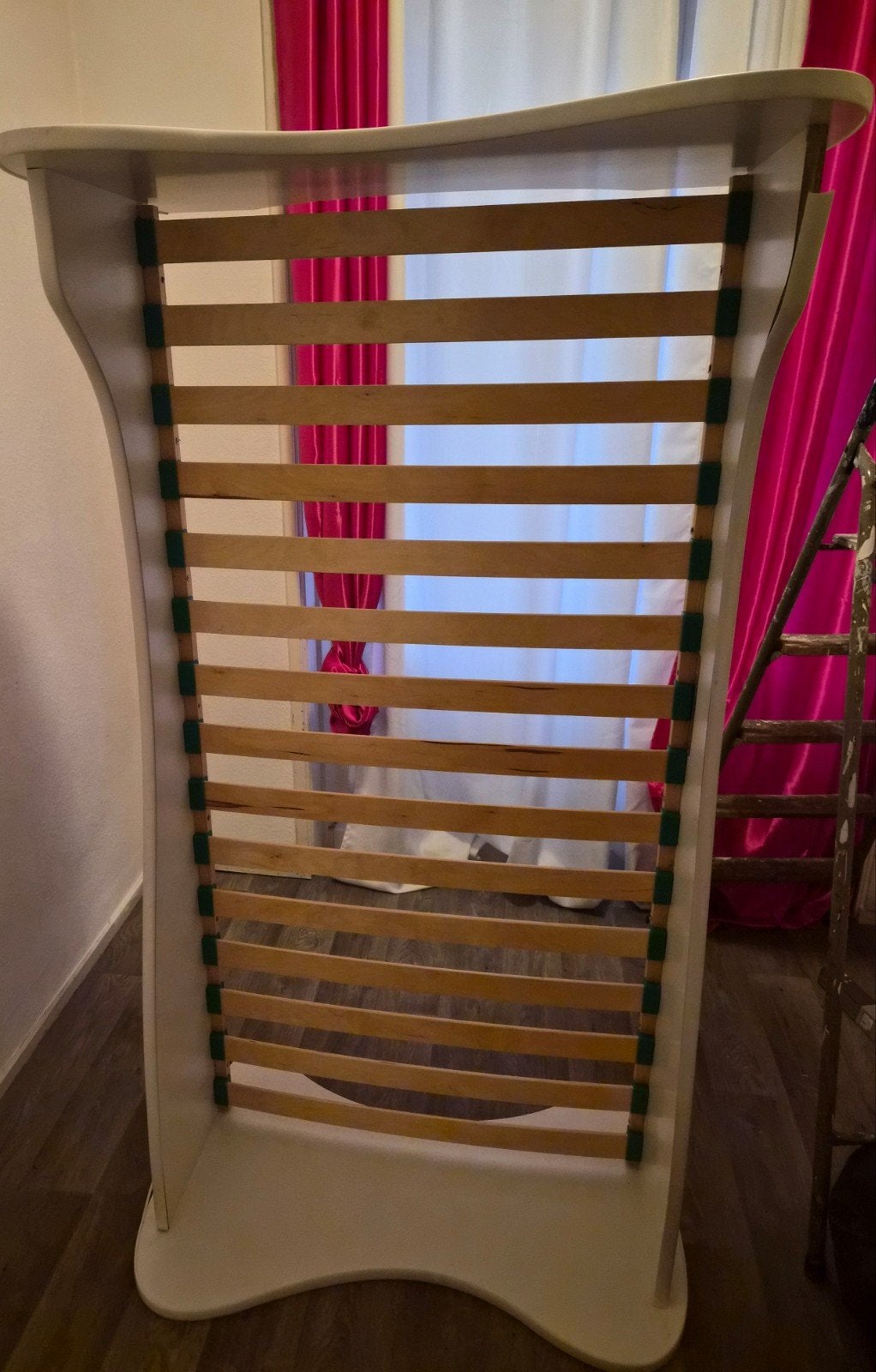 Petite Amélie junior bed 160x70 inclusief lattenbodem, Ophalen, Gebruikt, 140 tot 160 cm, Lattenbodem
