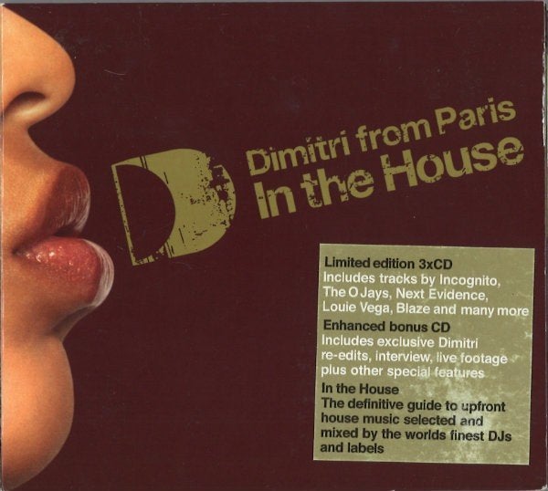 Dimitri from Paris - In the house (3cd), Cd's en Dvd's, Cd's | Dance en House, Boxset, Dance, Ophalen of Verzenden, Zo goed als nieuw