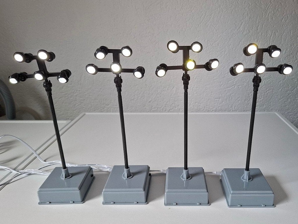 Kerst Ski Pisten / Evenementen Verlichting, Ophalen, Gebruikt