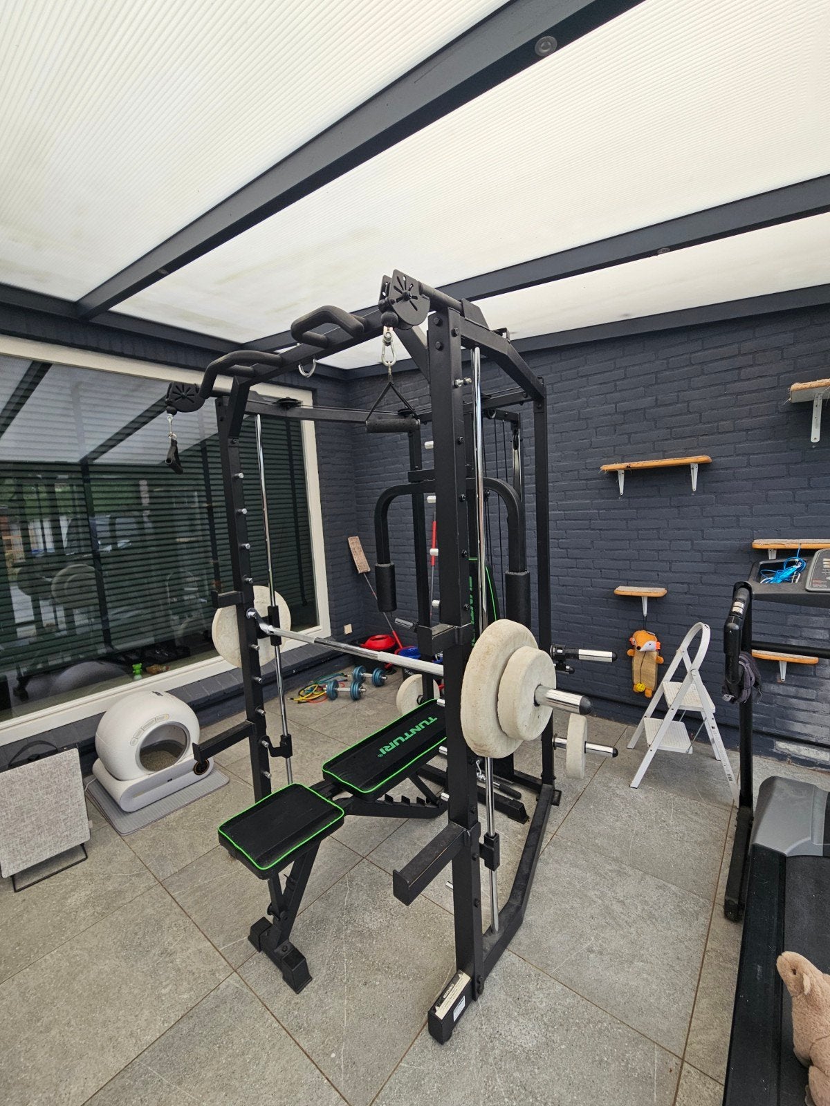 Tunturi Smith Machine SM80 Krachtstation, Ophalen, Benen, Gebruikt, Krachtstation