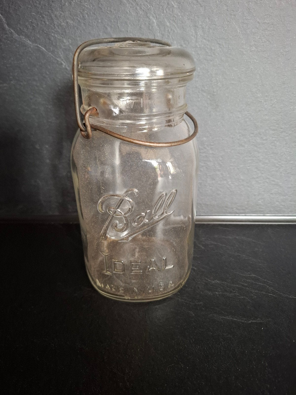Mason ball jar weckpot met beugel, Antiek en Kunst, Antiek | Vazen, Ophalen of Verzenden