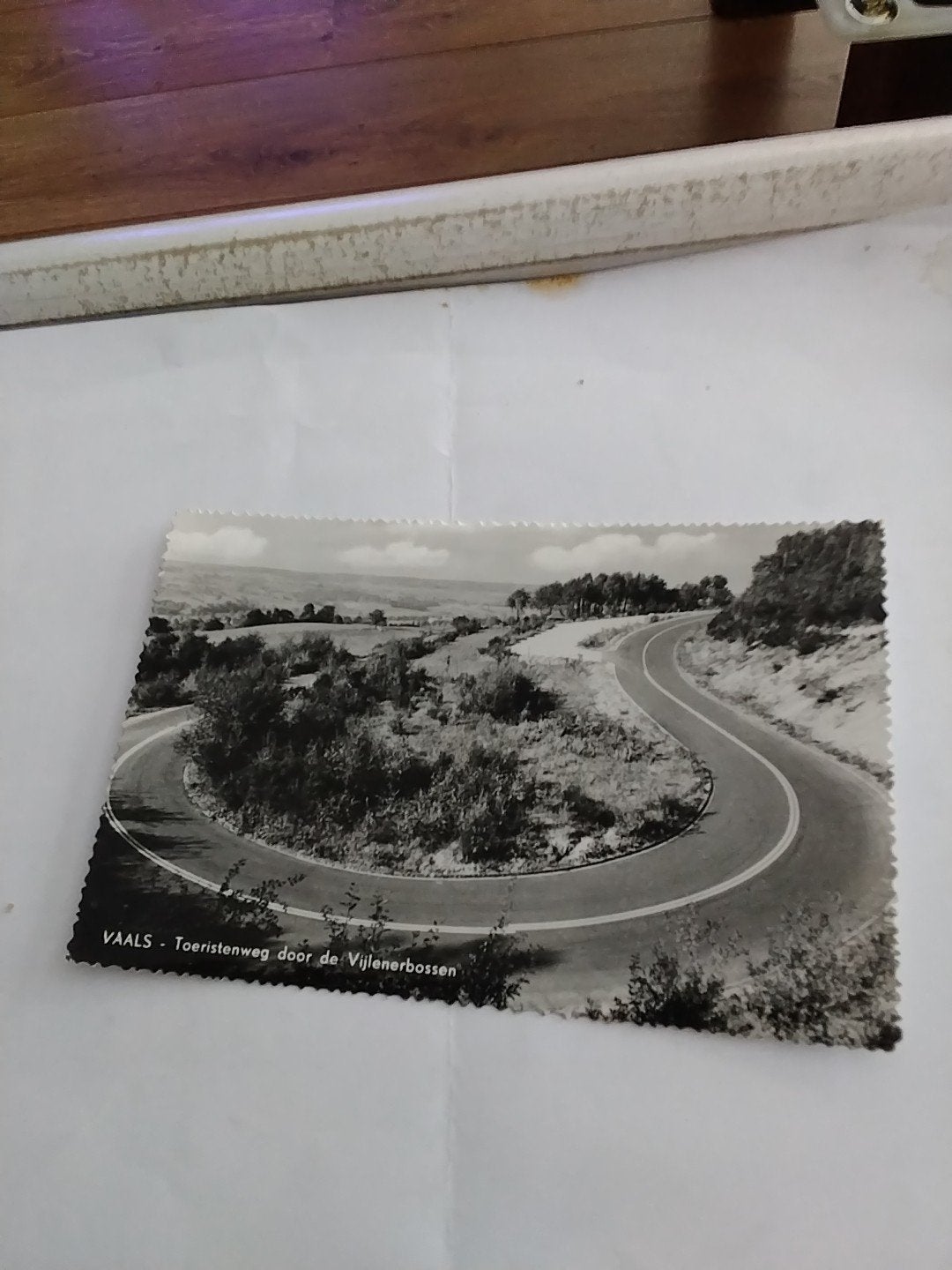 Oude ansichtkaart Vaals Toeristenweg Vijlenerbossen, Ophalen of Verzenden, 1940 tot 1960, Gelopen, Limburg