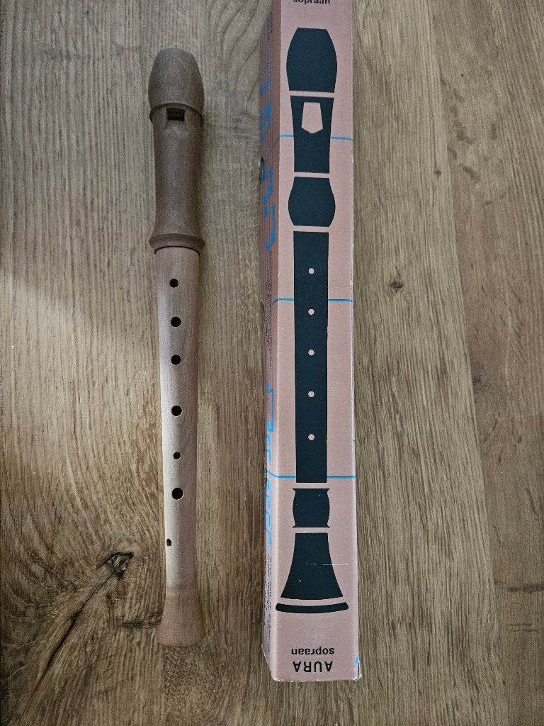 Blokfluit zgan vintage, Muziek en Instrumenten, Blaasinstrumenten | Blokfluiten, Ophalen of Verzenden, Zo goed als nieuw, Sopraan of Sopranino