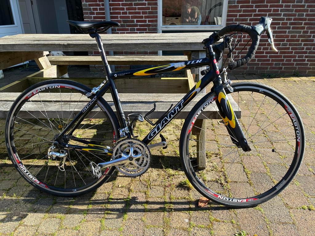 Giant TCR racefiets maat M - Shimano 105, Fietsen en Brommers, Fietsen | Racefietsen, Ophalen, 28 inch, Gebruikt, Velgrem