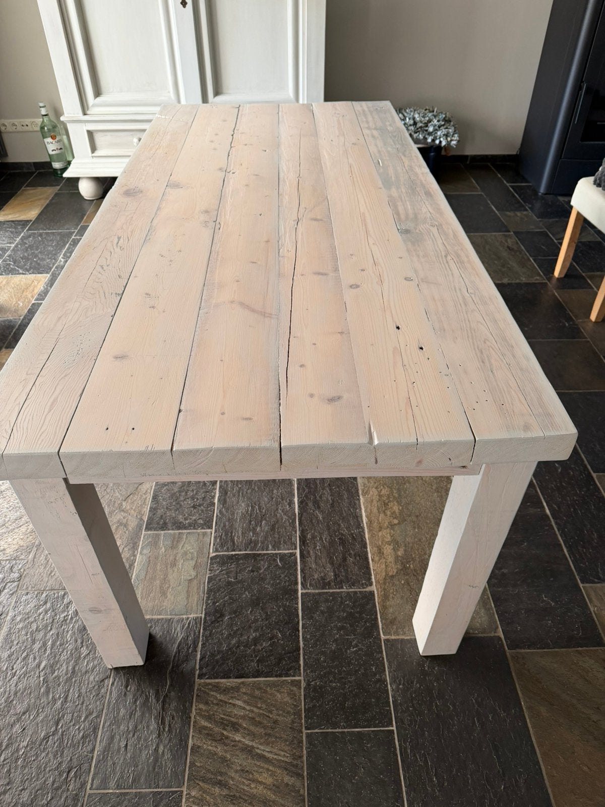 Robuuste Tafel, Huis en Inrichting, Tafels | Eettafels, Ophalen, 50 tot 100 cm, Vijf personen of meer, 150 tot 200 cm