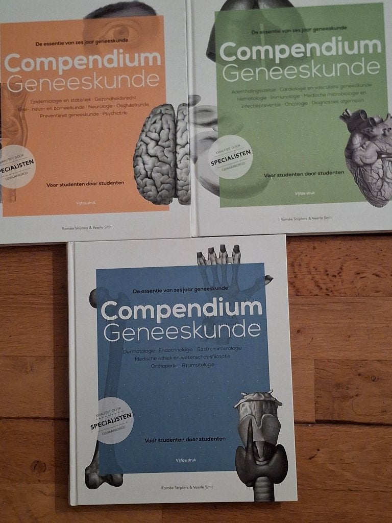 Compendium Geneeskunde deel 1, 3 en 4, Ophalen, Zo goed als nieuw, Overige wetenschappen
