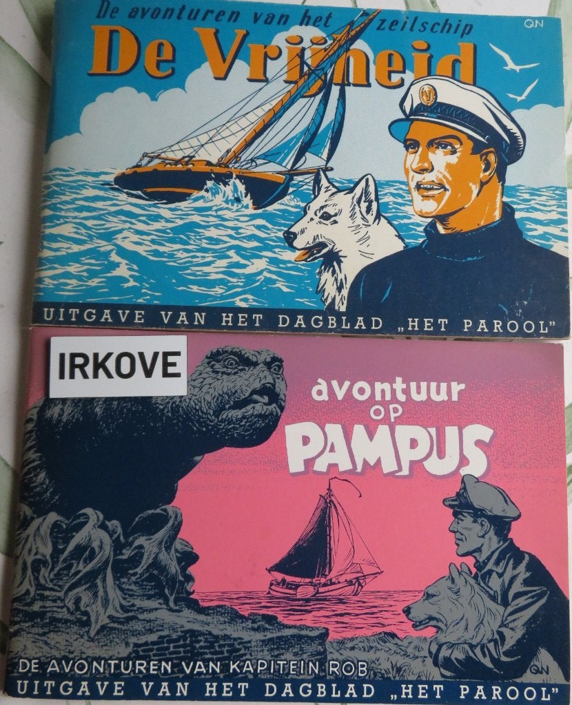KAPITEIN ROB * 2 STUKS * Nieuwstaat *, Meerdere stripboeken, Verzenden, Zo goed als nieuw, Uitgave Het Parool