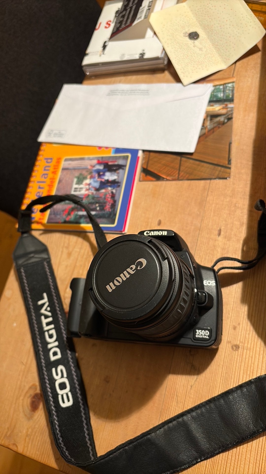 Canon eos 350d en standaard lens, 8 megapixels, Gebruikt, Canon, Ophalen of Verzenden