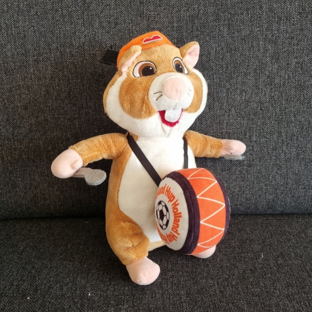 Ah hup holland hup voetbal hamster knuffel, Ophalen of Verzenden, Overige typen