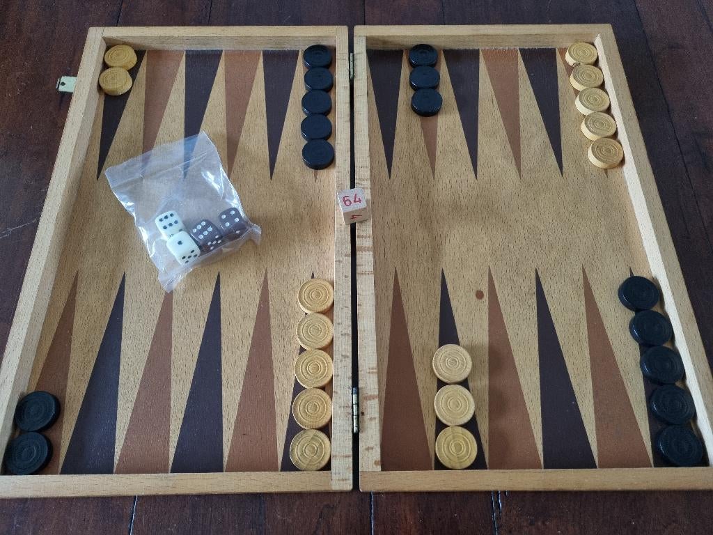 Backgammon, Ophalen of Verzenden, Gebruikt