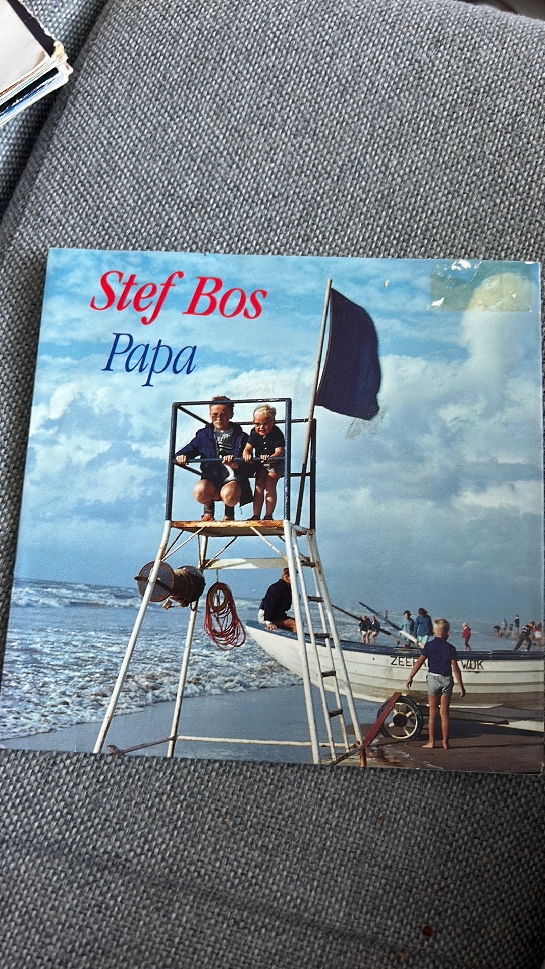 Stef Bos Papa, 7 inch, Single, Ophalen of Verzenden, Zo goed als nieuw