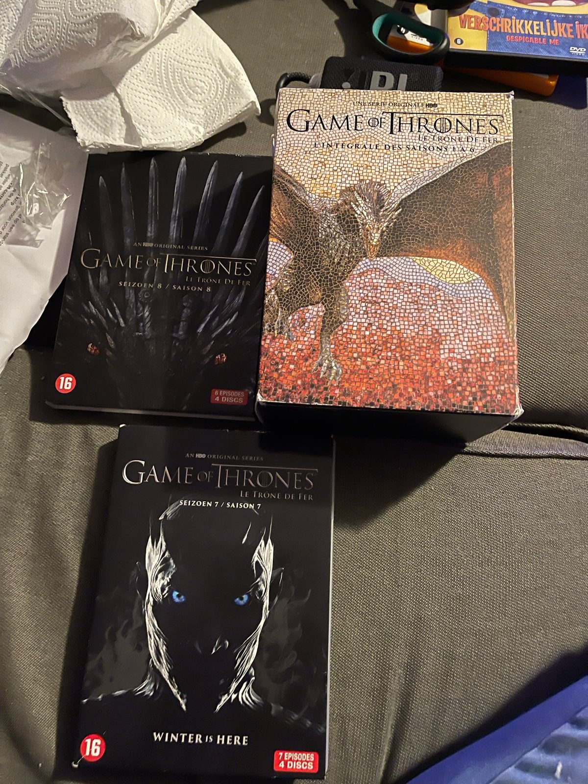 Game of Thrones DVD Boxsets - Seizoen 1-8 Compleet, Vanaf 16 jaar, Nederlands, Science Fiction en Fantasy, Ophalen of Verzenden