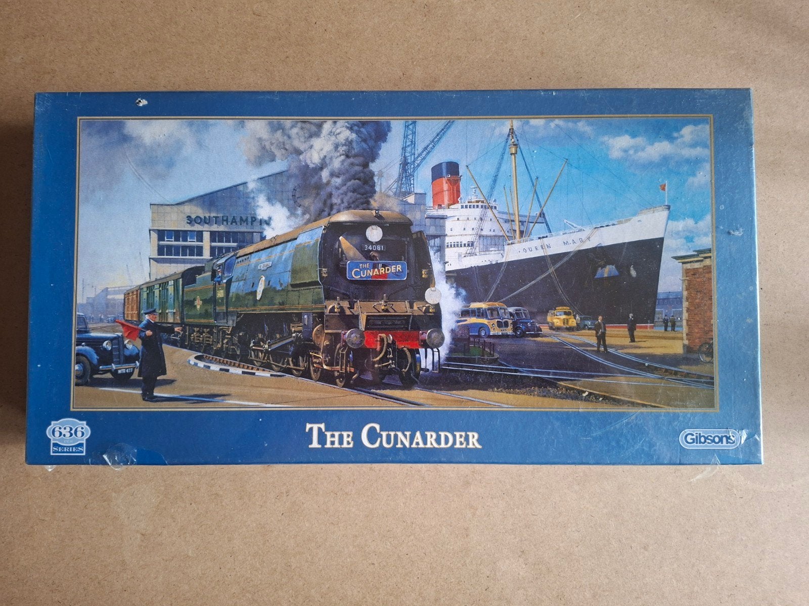 Gibsons puzzel - The Cunarder NIEUW, Ophalen of Verzenden, 500 t/m 1500 stukjes, Nieuw, Legpuzzel