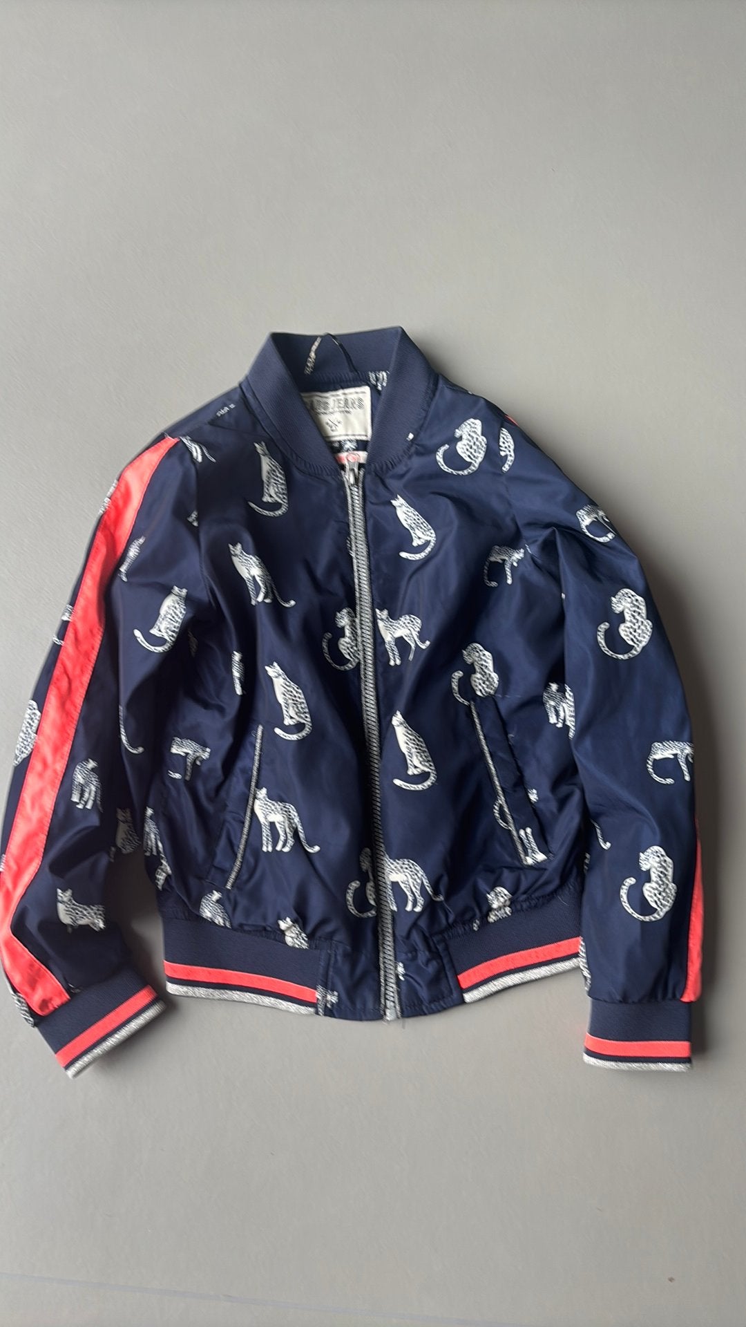 Cars Jeans Bomberjack met Luipaardprint Maat 140, Ophalen of Verzenden, Zo goed als nieuw, Meisje