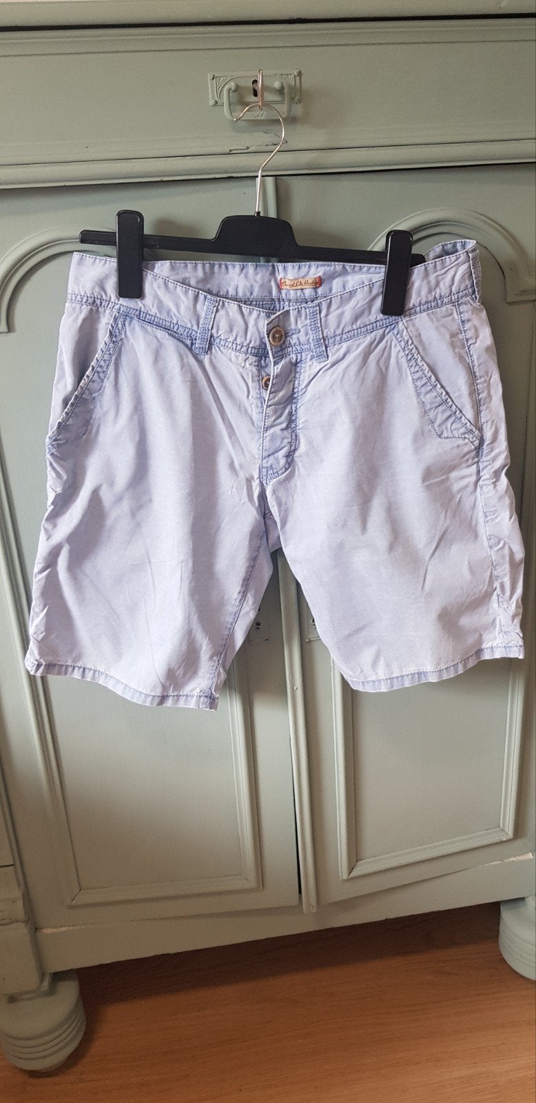 Heren korte broek., Kleding | Heren, Grote Maten, Ophalen of Verzenden, Zo goed als nieuw, Blauw, Broek of Spijkerbroek