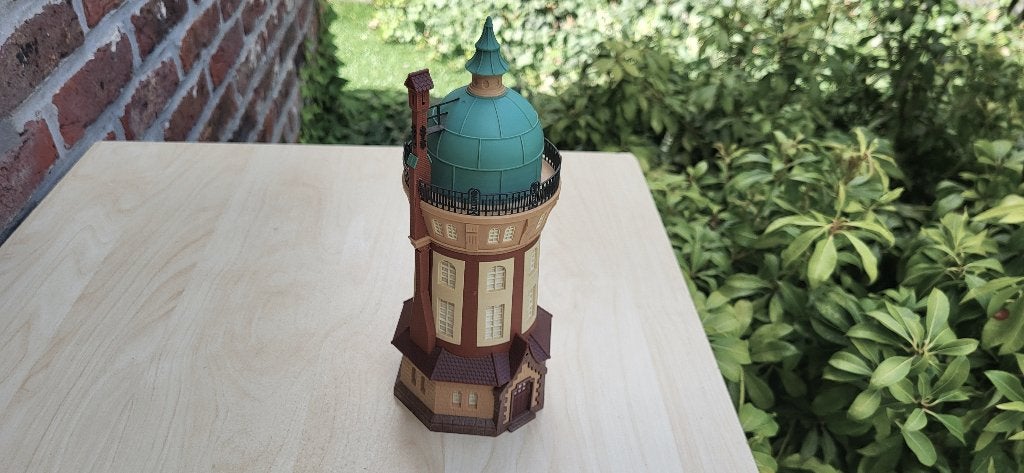 faller H0 120166 supermooie watertoren, Gelijkstroom of Wisselstroom, Brug, Tunnel of Gebouw, Zo goed als nieuw, Ophalen