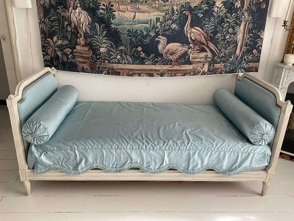 Vintage 1 pers. Daybed Louis seize compleet, Ophalen