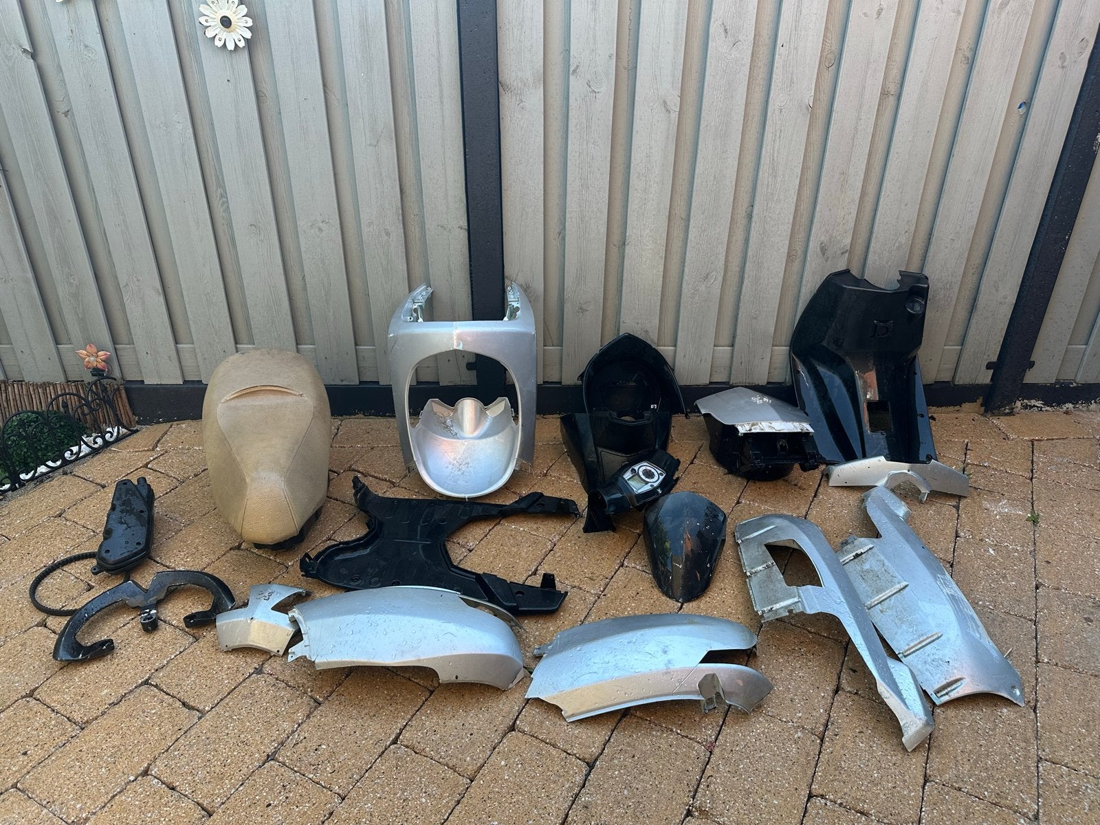 Scooter kappen set Peugeot vivacity 2011, Ophalen, Gebruikt, Kap, Overige merken