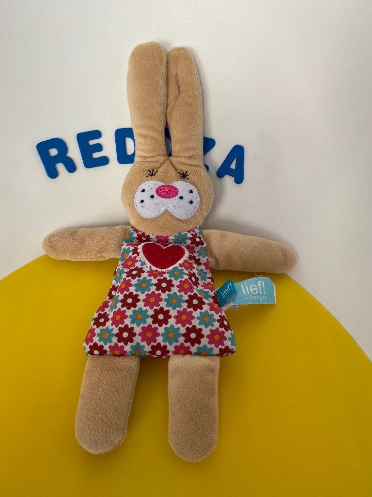 K3699 Lief! lief lifestyle konijn bloemen lijfje, Ophalen of Verzenden, Zo goed als nieuw, Konijn