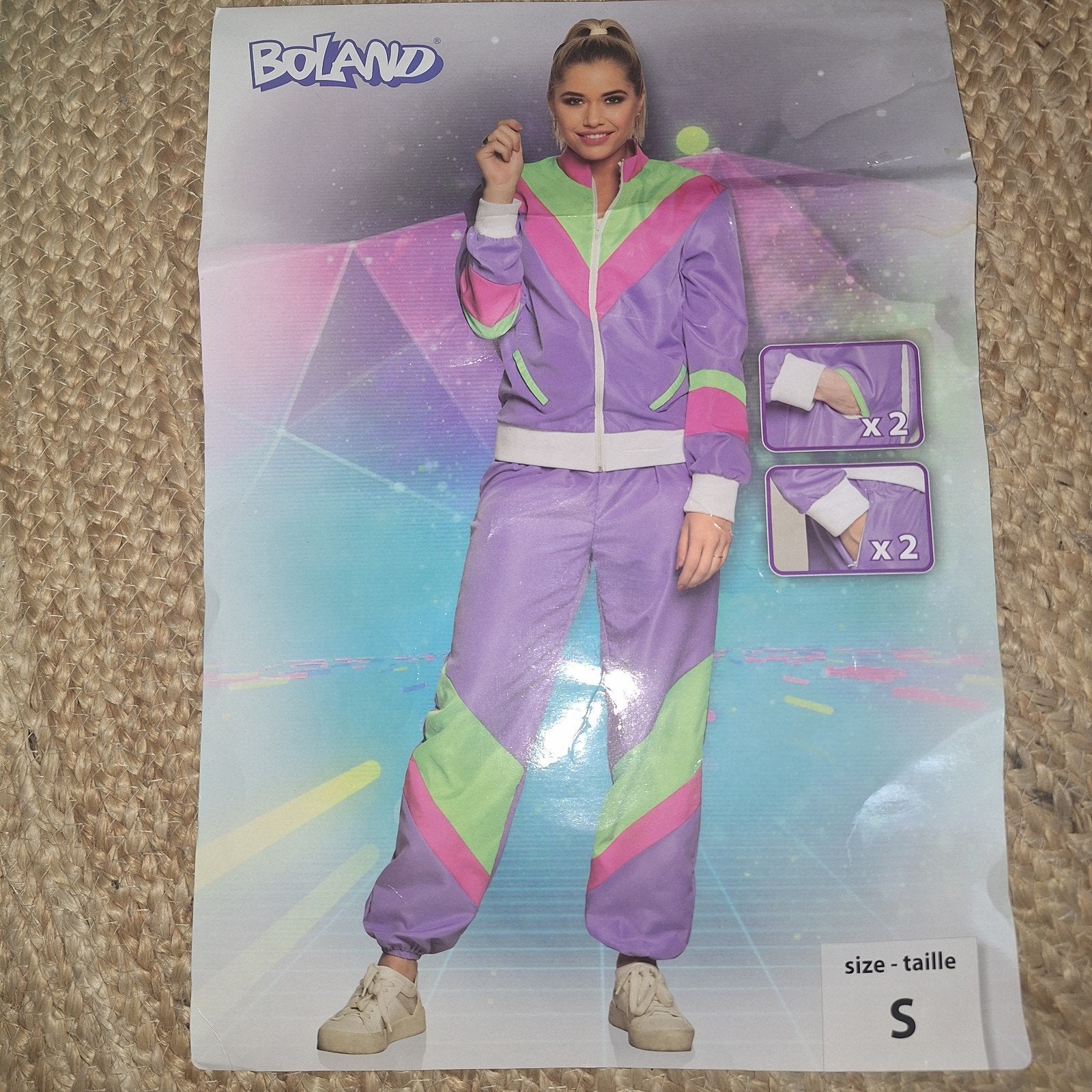 fout trainingspak 80's 90's retro gabber S, Kleding | Dames, Carnavalskleding en Feestkleding, Boland, Ophalen of Verzenden, Kleding