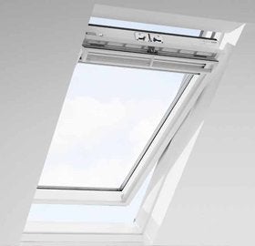 VELUX Tuimelvenster GGL MK04 78x98 Hout wit afgelakt, Ophalen, 80 tot 120 cm, Nieuw, Dubbelglas