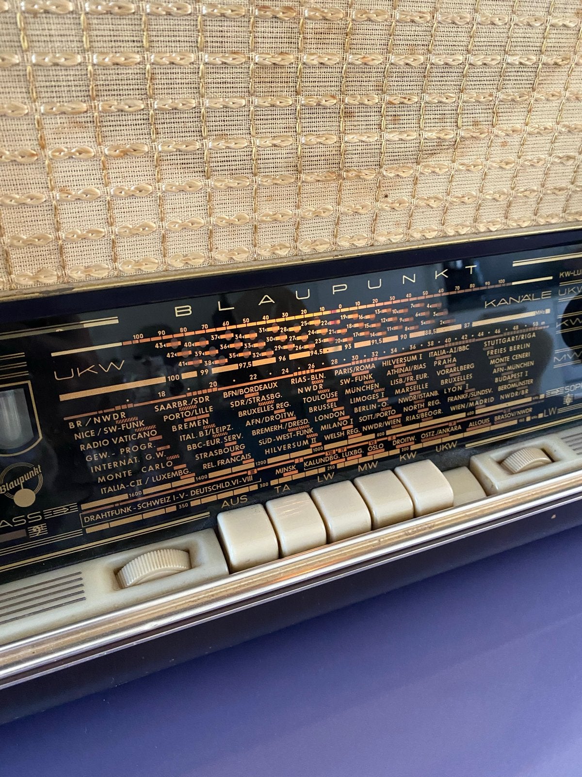 Vintage Blaupunkt Granada Radio - Jaren '50 Buizenradio, Ophalen, Gebruikt, Radio