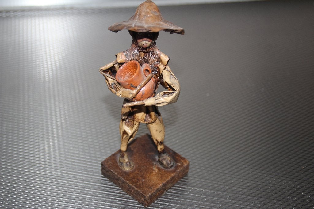 papier-maché beeldje van mexicaan, Ophalen of Verzenden, Papier of Karton, Beeld