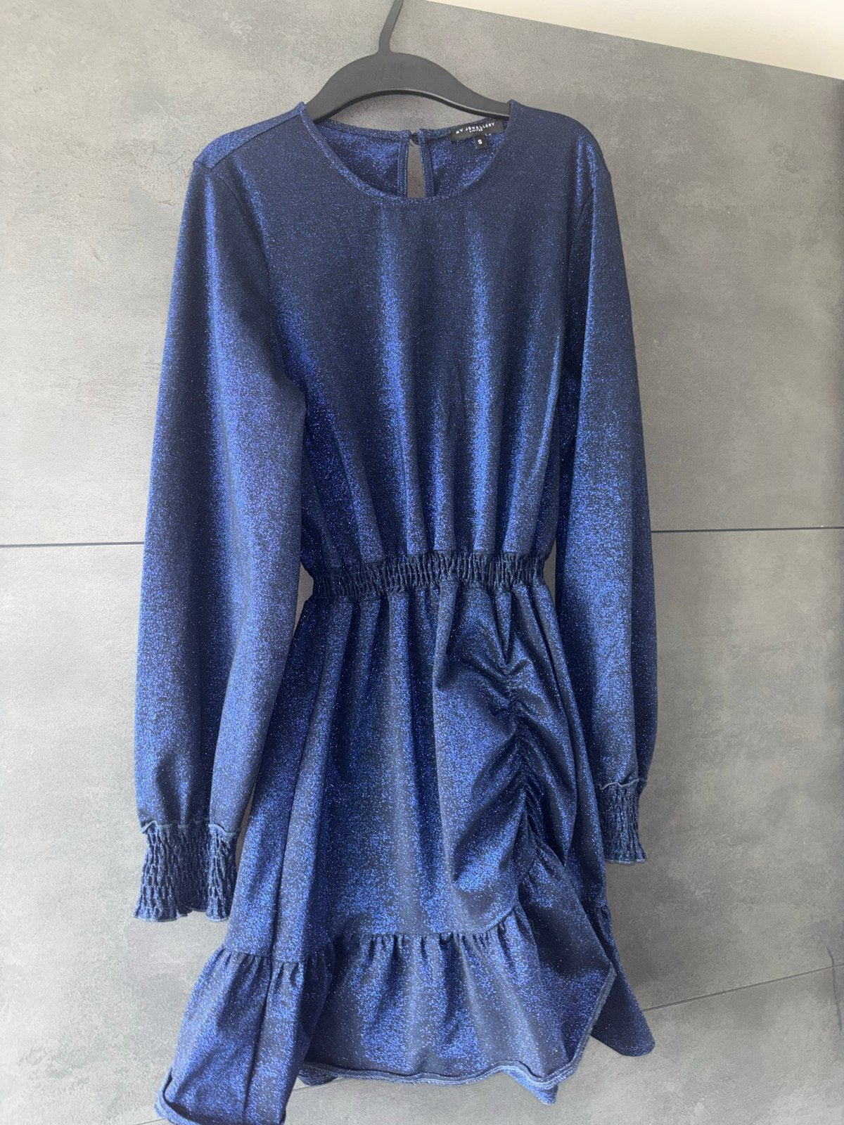 My Jewellery glitterjurk maat S, Kleding | Dames, Blauw, Ophalen of Verzenden, Zo goed als nieuw, Maat 36 (S)