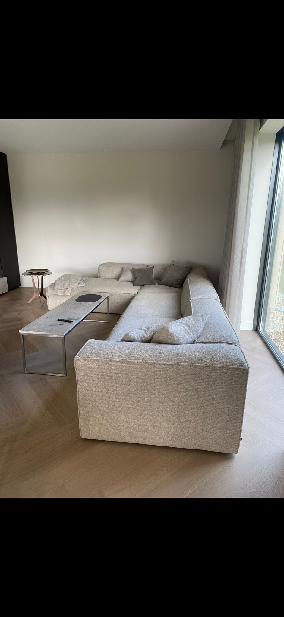 Bolia hoekbank- Cosima Monza Boucle Sand, Ophalen, Zo goed als nieuw, Stof