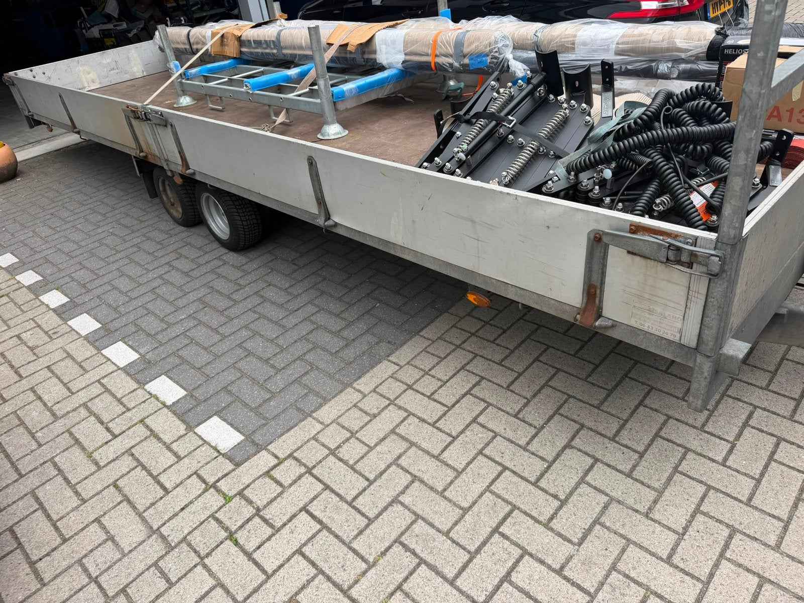 Vlemmix dubbelasser, Ophalen, Gebruikt
