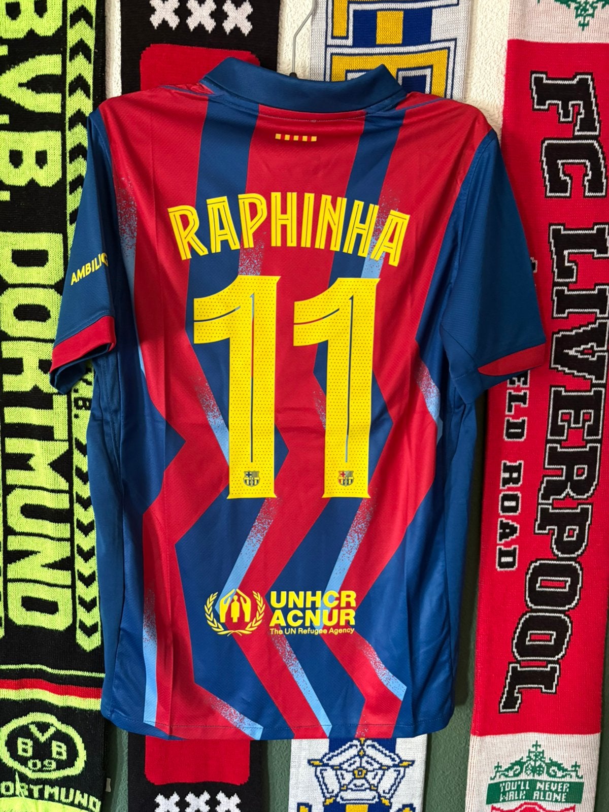 FC Barcelona Shirt M - Raphinha 11, Maat M, Ophalen of Verzenden, Nieuw, Shirt