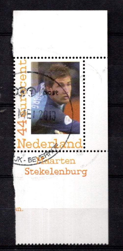gestempelde zegel. Persoonlijke: voetballer uit serie van 25, Ophalen of Verzenden, Na 1940, Gestempeld