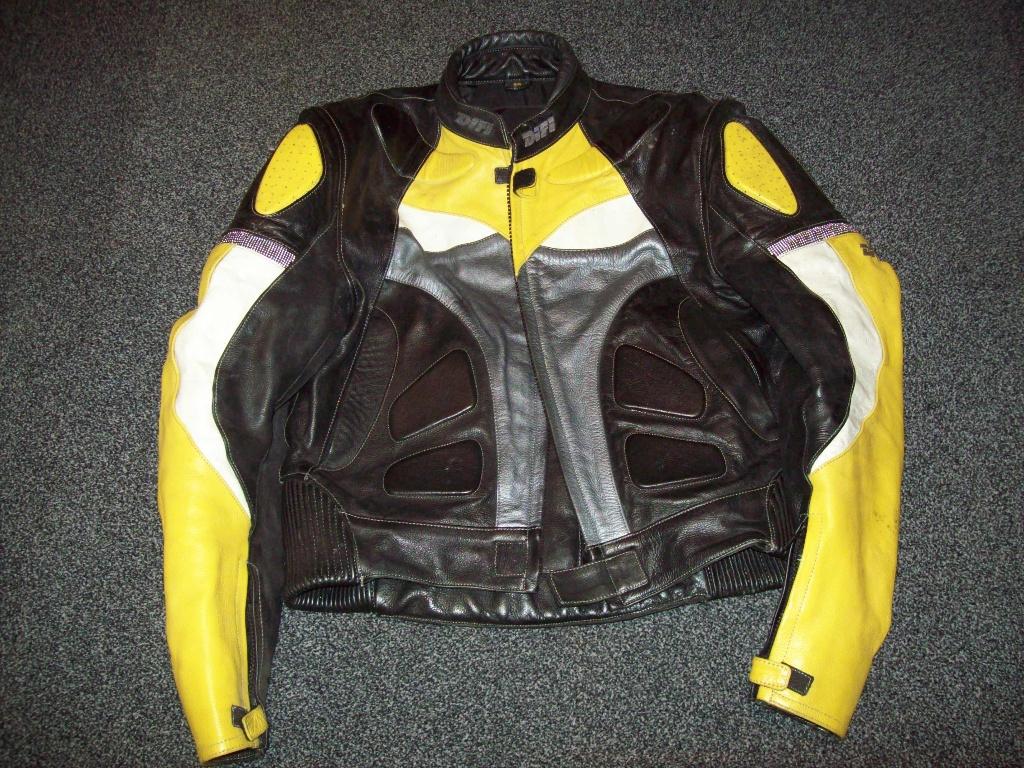 Leren Difi motorjas mt. 48, Motoren, Kleding | Motorkleding, Dames, Divi, Jas | leer, Ophalen of Verzenden
