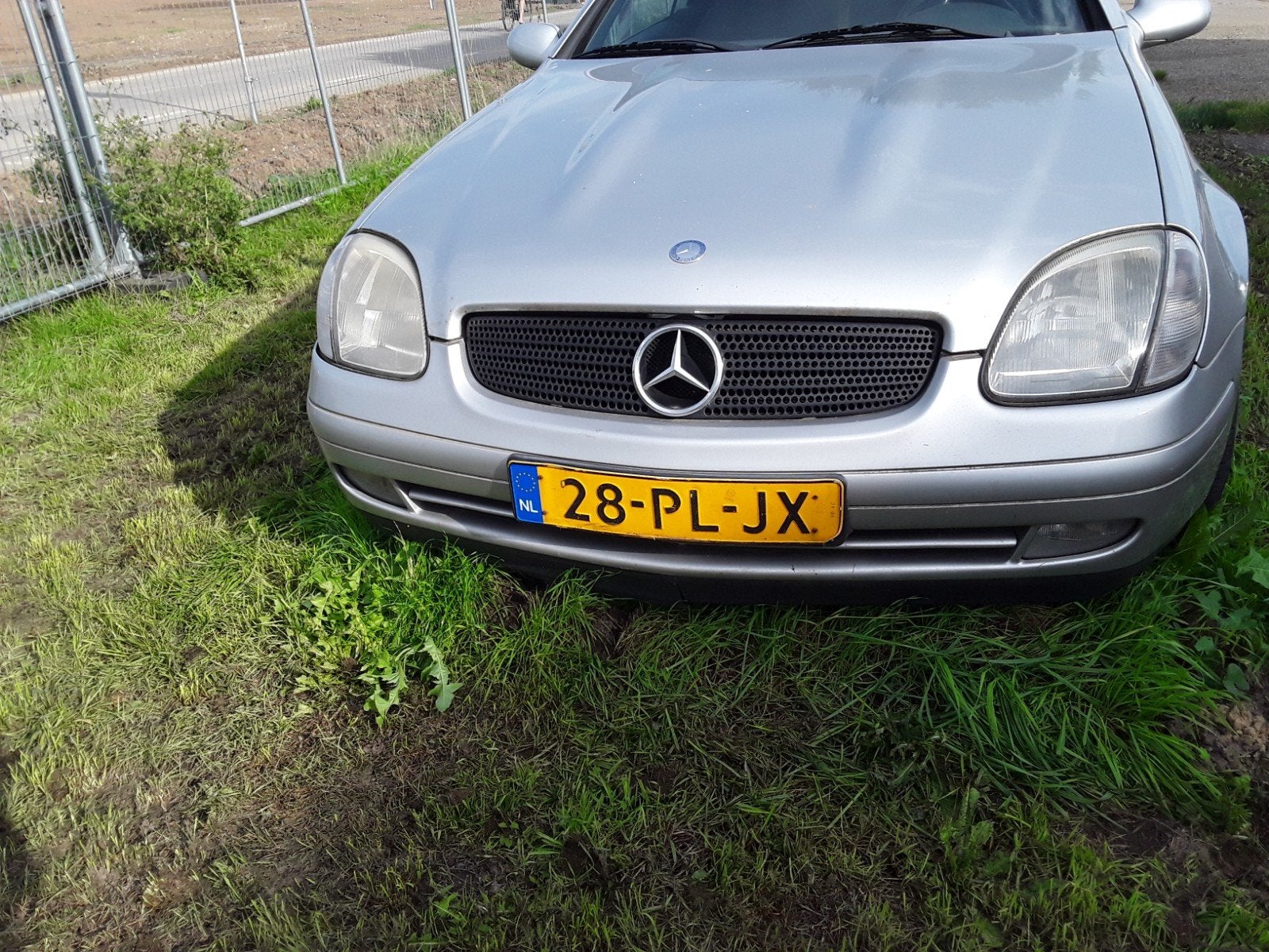 Mercedes-Benz SLK 2.3 Slk230 Kompr Roadster AUT 1998 Grijs, Automaat, Achterwielaandrijving, 4 cilinders, Cabriolet