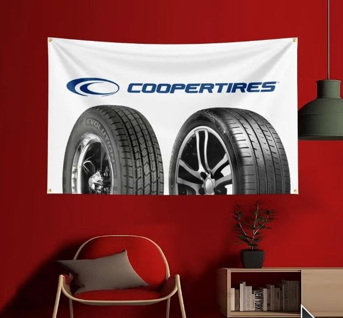 Grote vlaggen Cooper Tires (150x90cm), Ophalen of Verzenden, Nieuw