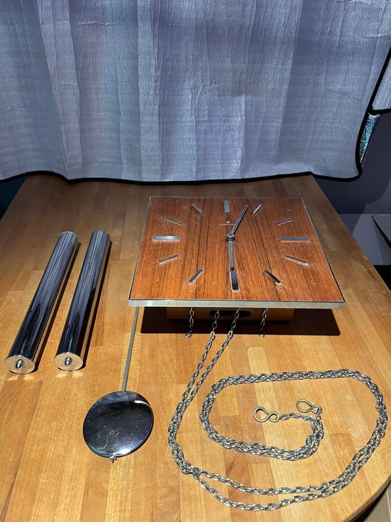 Junghans pendule Bauhaus-stijl 1932 –originele staat, Antiek en Kunst, Antiek | Klokken, Ophalen of Verzenden