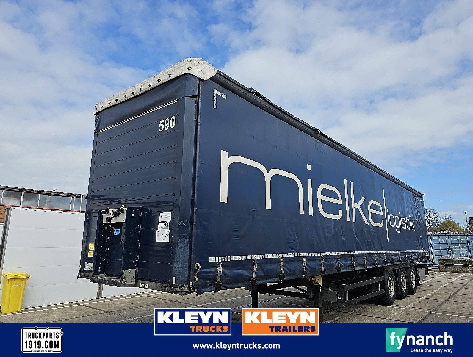 SCHMITZ SCB S3T VERBREEDBAAR, Auto's, Blauw, Bedrijf, ABS, Aanhangers en Opleggers