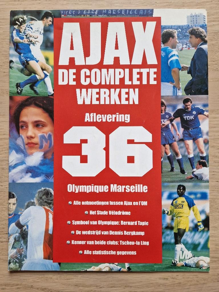 Ajax  -  Olympique Marseille, Ophalen of Verzenden, Zo goed als nieuw, Ajax, Boek of Tijdschrift