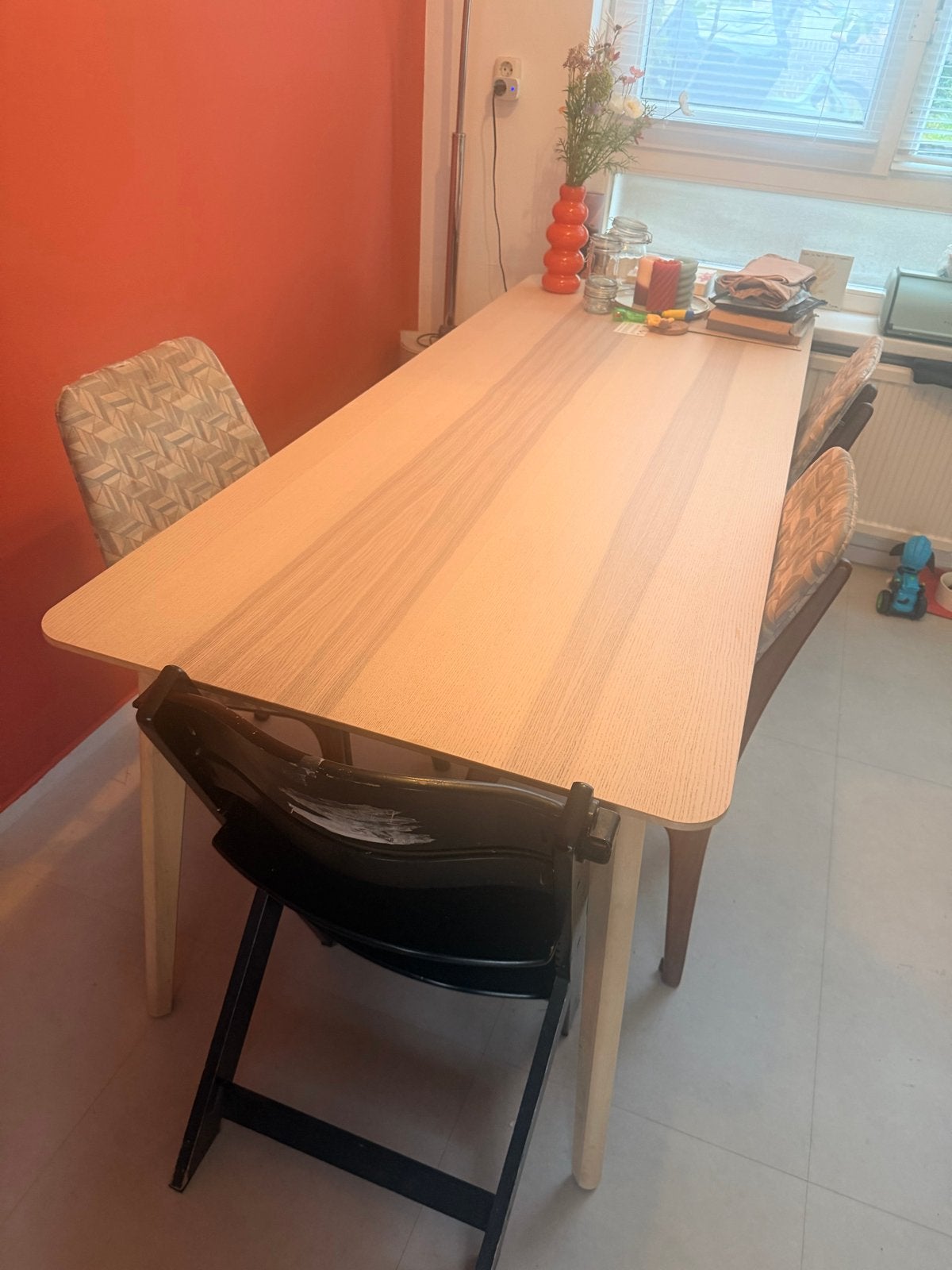 IKEA Lisabo tafel - Zo goed als nieuw, 200x78 cm, Huis en Inrichting, Tafels | Eettafels, Ophalen, 50 tot 100 cm, Zo goed als nieuw