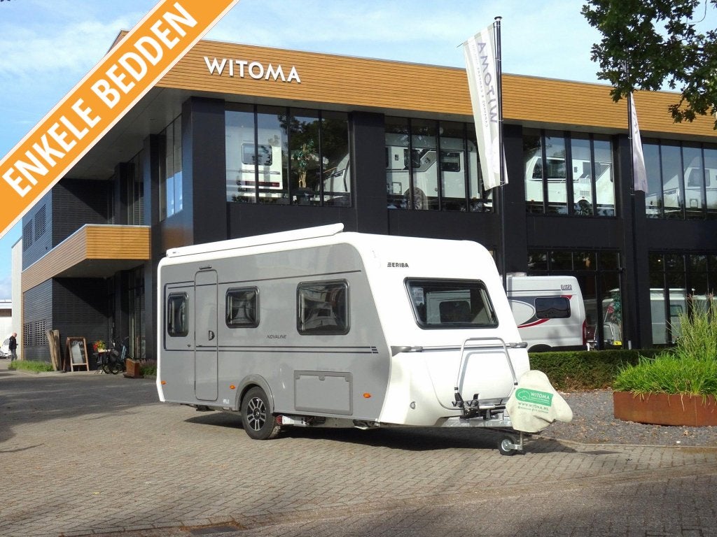 Eriba Novaline 470 v.a.€ 31.940,- moveractie, Standaardzit, Bedrijf, Tot en met 3, Fietsenrek