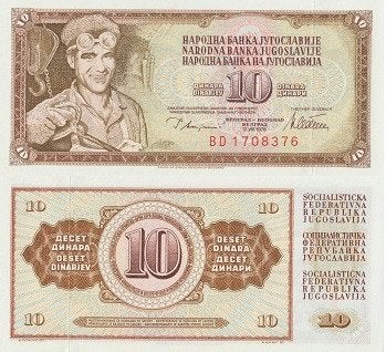 JOEGOSLAVIE 1978 10 dinara #87a UNC, Verzenden, Joegoslavië, Los biljet