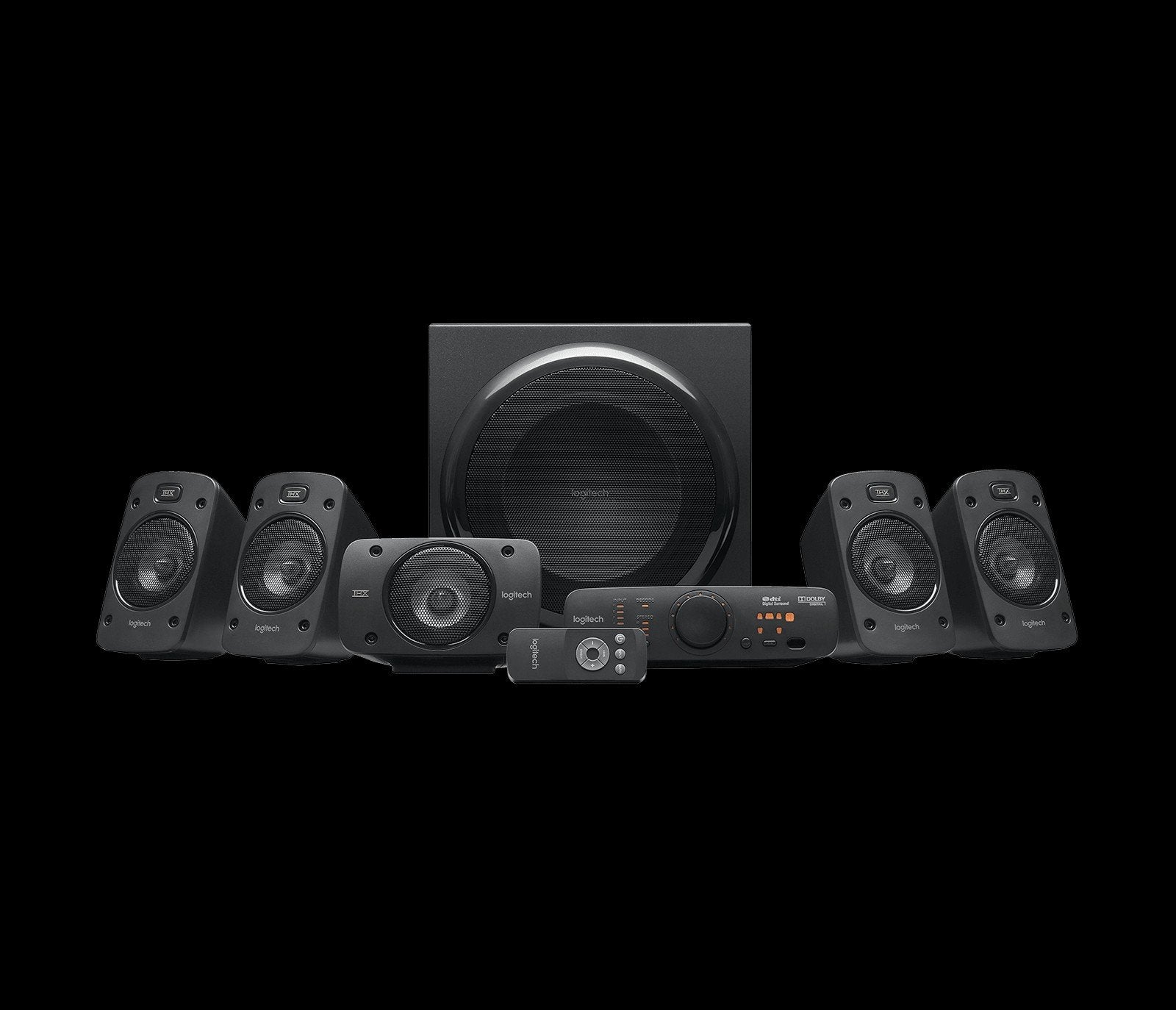 Logitech Z906 1000W 5.1 Surround Sound Systeem - Uitstekende, Audio, Tv en Foto, Home Cinema-sets, Overige merken, 70 watt of meer