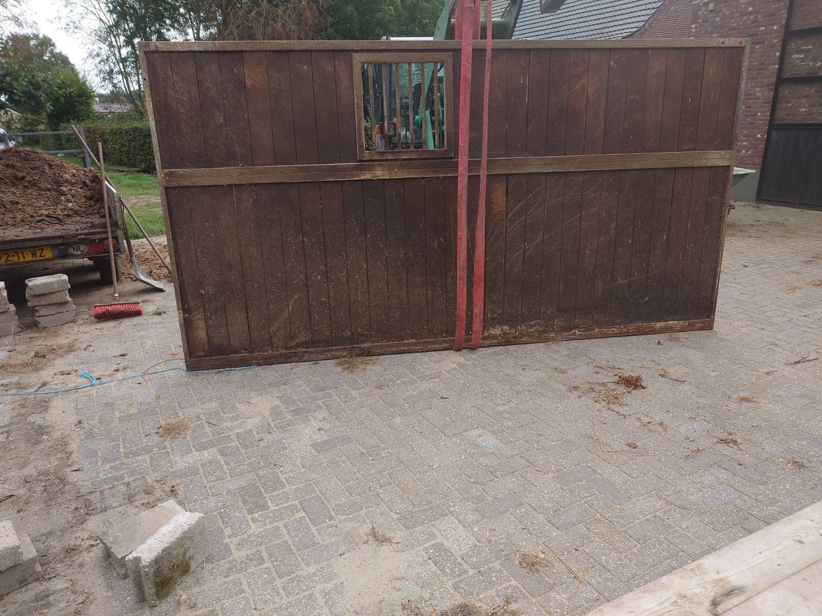 paardenbox te koop 3 voorwanden 1 tussenwand