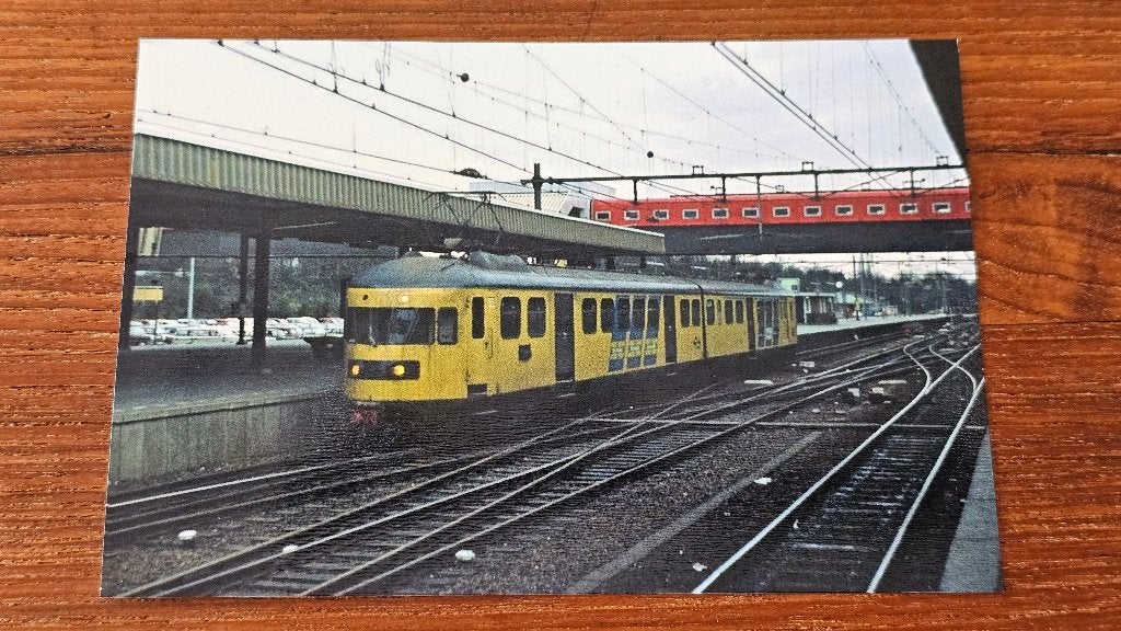 Foto TREIN NS Nederlandse Spoorwegen Mat 46 Muizeneus, Verzamelen, Spoorwegen en Tramwegen, Verzenden, Gebruikt, Trein, Overige typen